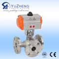 2PC Stainless Steel Ball Valve with Pneuatic Actuator